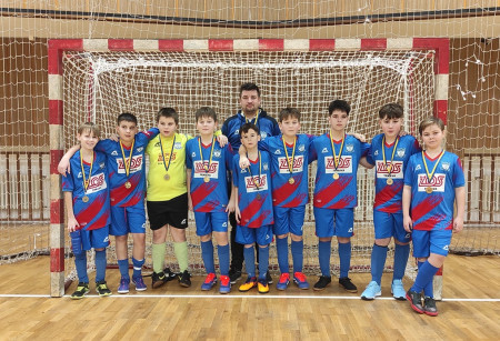 Mladší žiaci U13 na halovom turnaji ObFZ